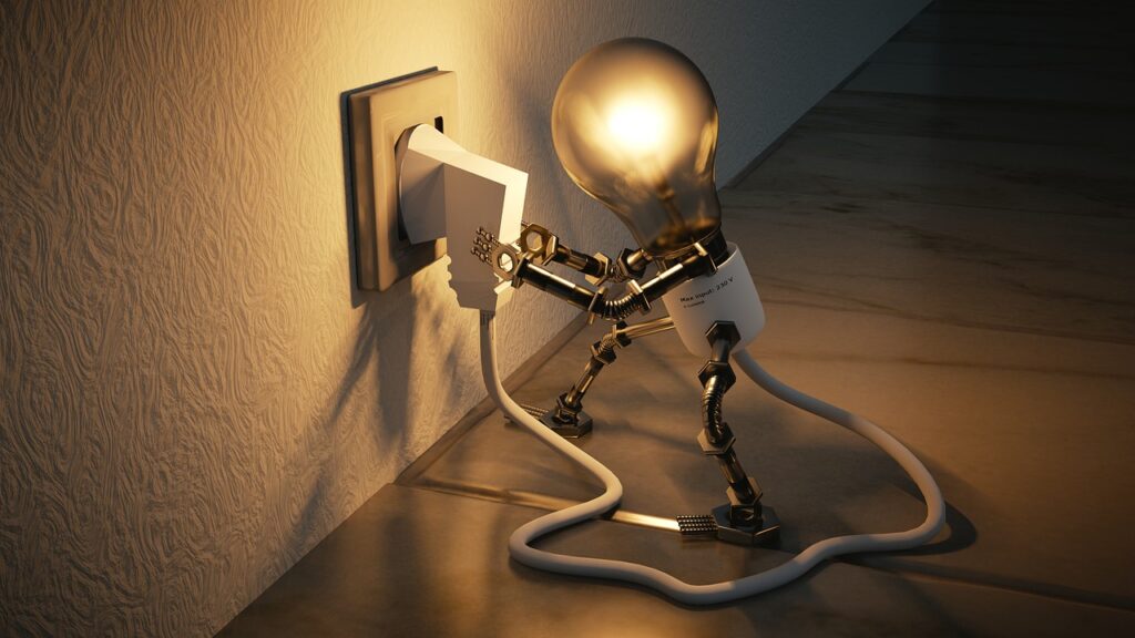 sijalica, ideja, kreativnost, baza, svetlo, energetska revolucija, energija, struja, utikač, linija, potrošnja energije, motivacija, sijati, osvetliti, tamno, svetlo u mraku, inteligentan, misao, ideja, svetlo, energija, struja,energetske efikasnosti