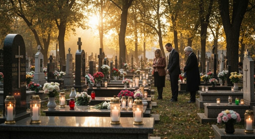 Miholjske zadusnice na groblju