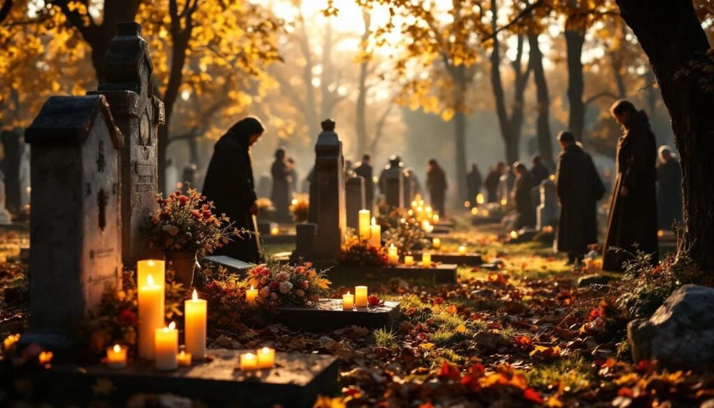 Miholjske zadusnice na groblju