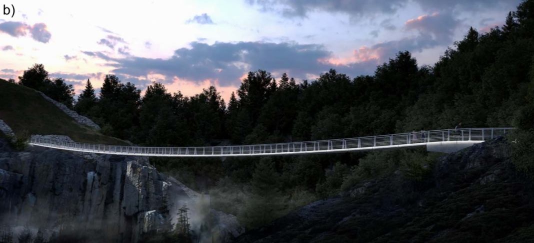 Viseći most preko Đetinje